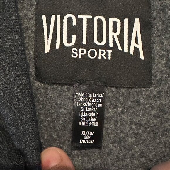 Victoria Sport Sleeveless Hoodie Charcoal Heather XL/XXL - Picture 4 of 9